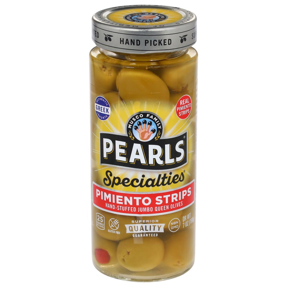 slide 1 of 5, Pearls Specialties Pimiento Strips, 7 oz