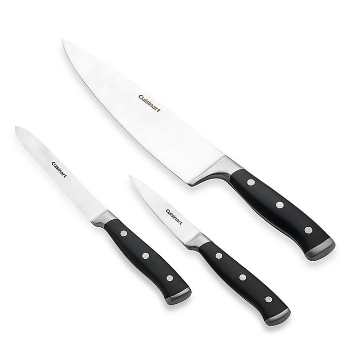 slide 1 of 1, Cuisinart Classic Triple Rivet Cutlery Starter Set, 3 ct