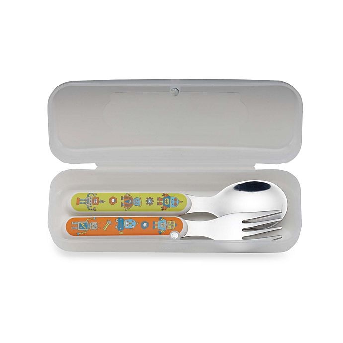 slide 1 of 1, Sugarbooger by Ore' Originals Flatware Set - Retro Robot, 1 ct