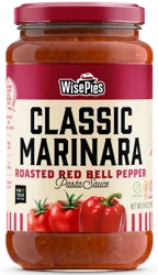 Wisepies Classic Roasted Red Bell Pepper Marinara Sauce