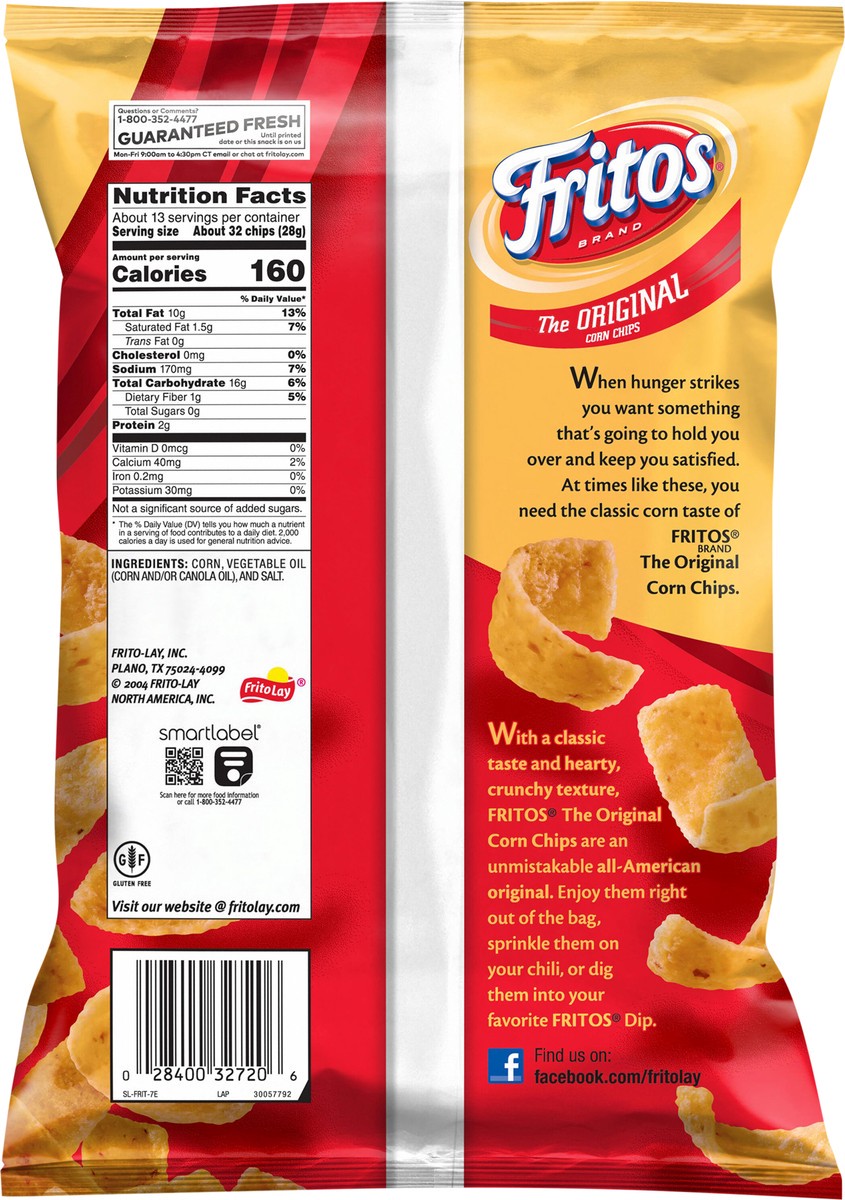 slide 2 of 3, Fritos Corn Chips The Original 12 1/2 Oz, 12.5 oz