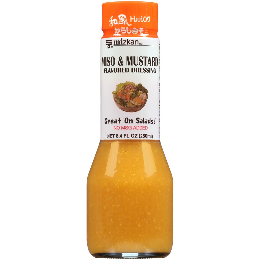 slide 1 of 6, Mizkan Miso & Mustard Flavored Dressing, 8.4 fl oz