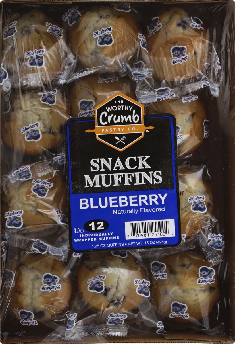 slide 2 of 4, The Worthy Crumb Muffins 12 ea, 12 ct