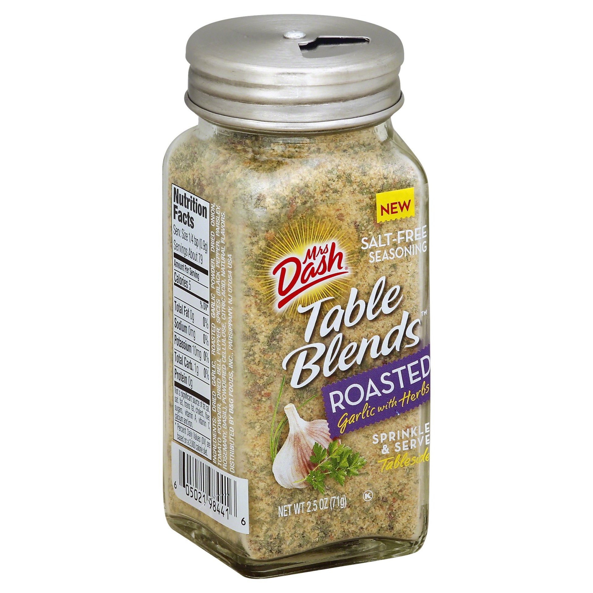 slide 1 of 1, Mrs Dash Seasoning 2.5 oz, 2.5 oz