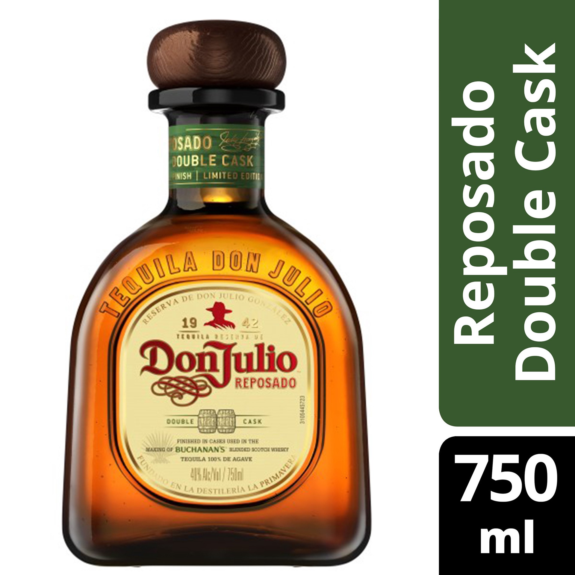 slide 3 of 3, Don Julio Reposado Double Cask Tequila, 750 mL, 750 ml