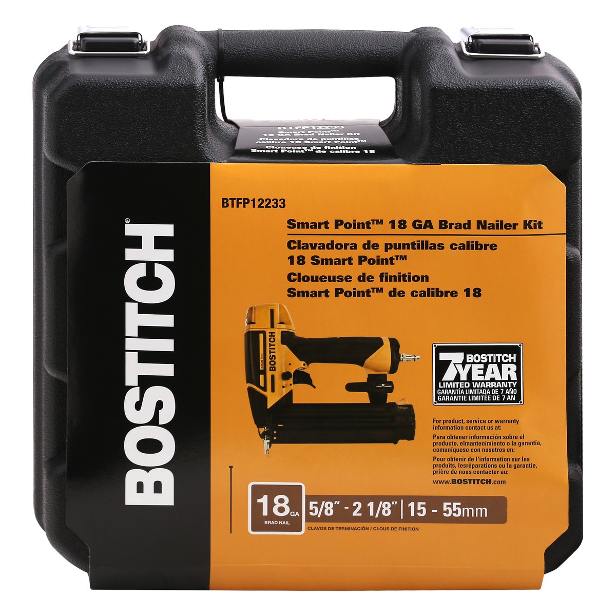 slide 10 of 10, BOSTITCH Brad Nailer Kit 1 ea, 1 ct