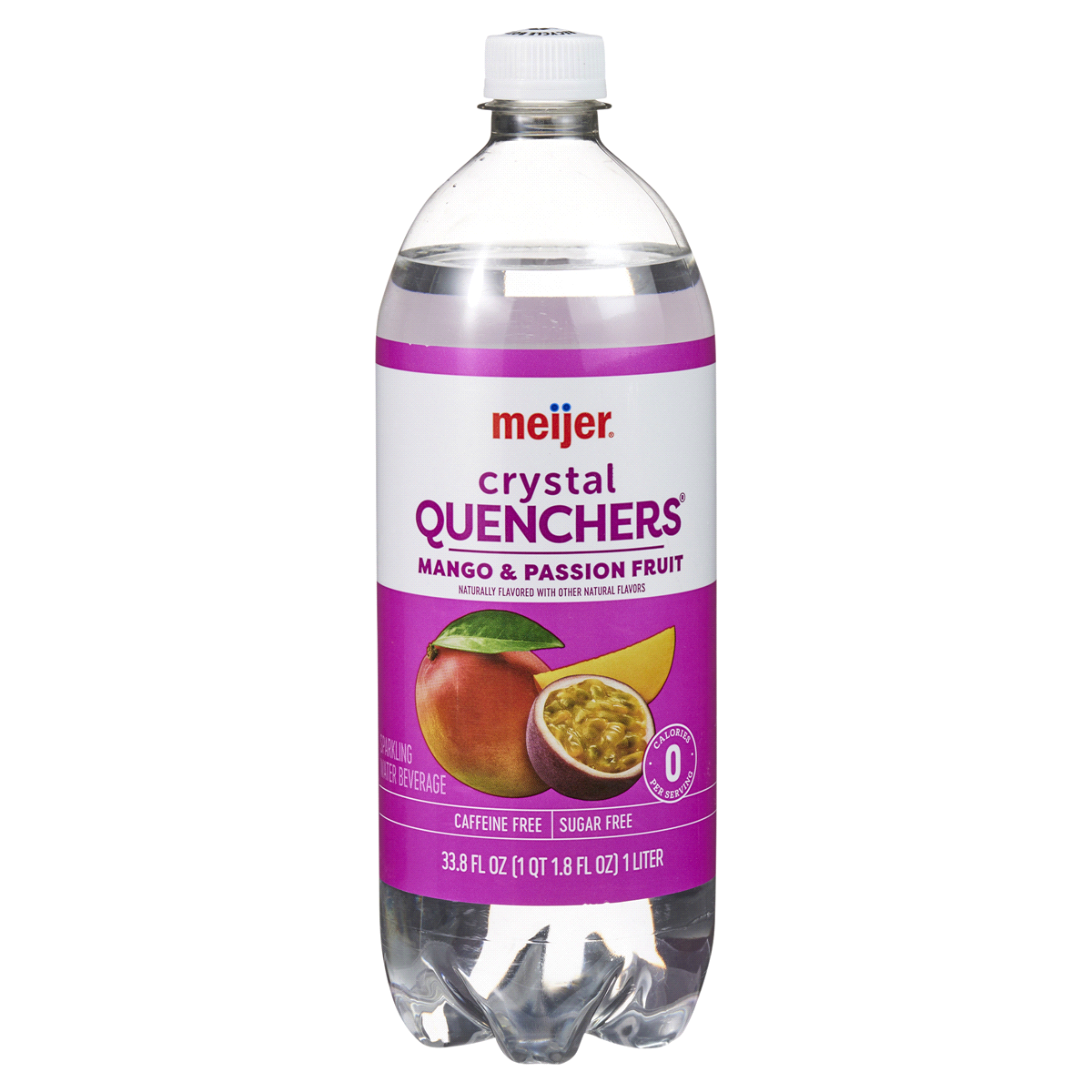 slide 1 of 29, Meijer Mango Passion Fruit Crystal Quenchers - 1 liter, 1 liter