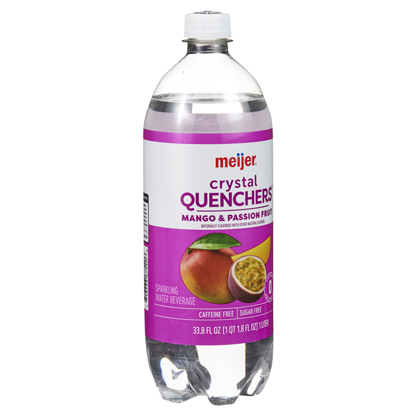 slide 29 of 29, Meijer Mango Passion Fruit Crystal Quenchers - 1 liter, 1 liter