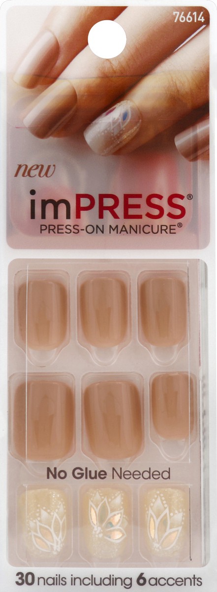 slide 1 of 10, imPRESS Press-On Manicure 1 ea, 30 ct