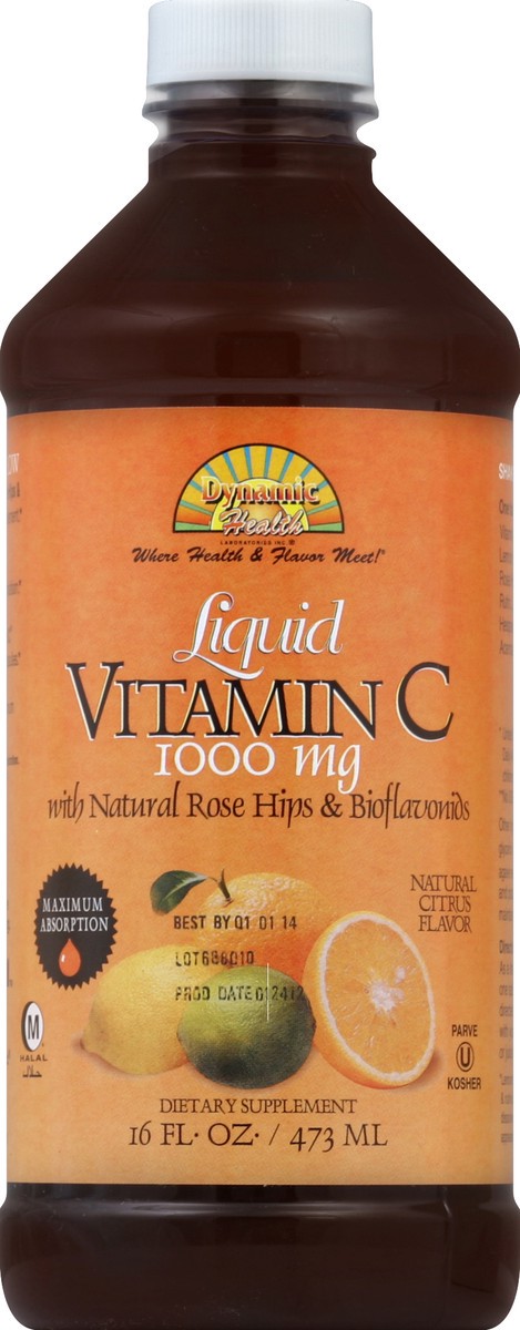slide 1 of 3, Dynamic Health Vitamin C 16 oz, 16 oz