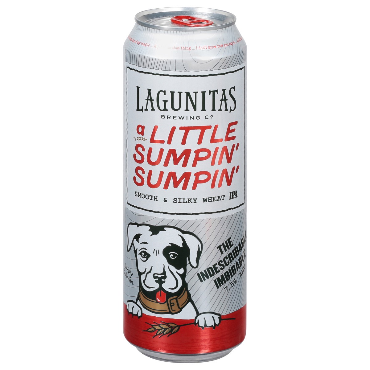 slide 1 of 9, Lagunitas Smooth & Silky Wheat IPA A Little Sumpin' Sumpin' Beer 19.3 fl oz, 19.2 oz