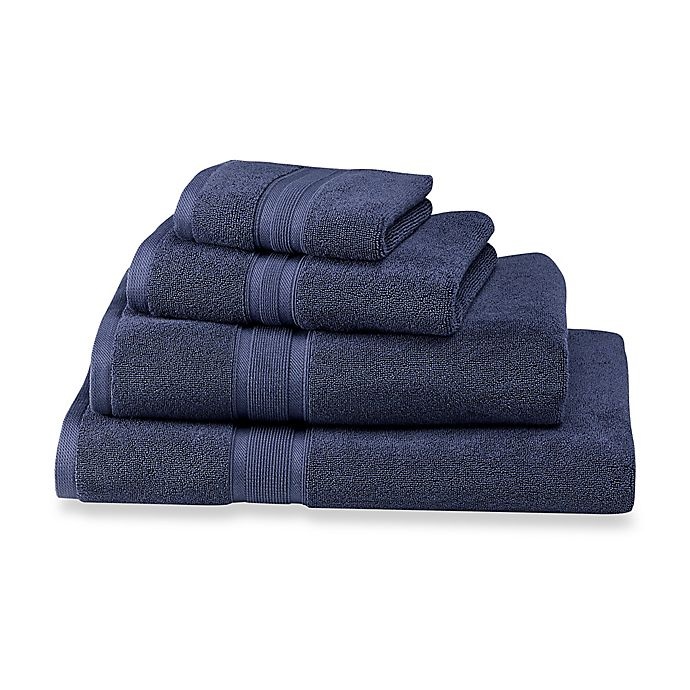 slide 1 of 1, Wamsutta PimaCott Bath Towel - Navy, 1 ct