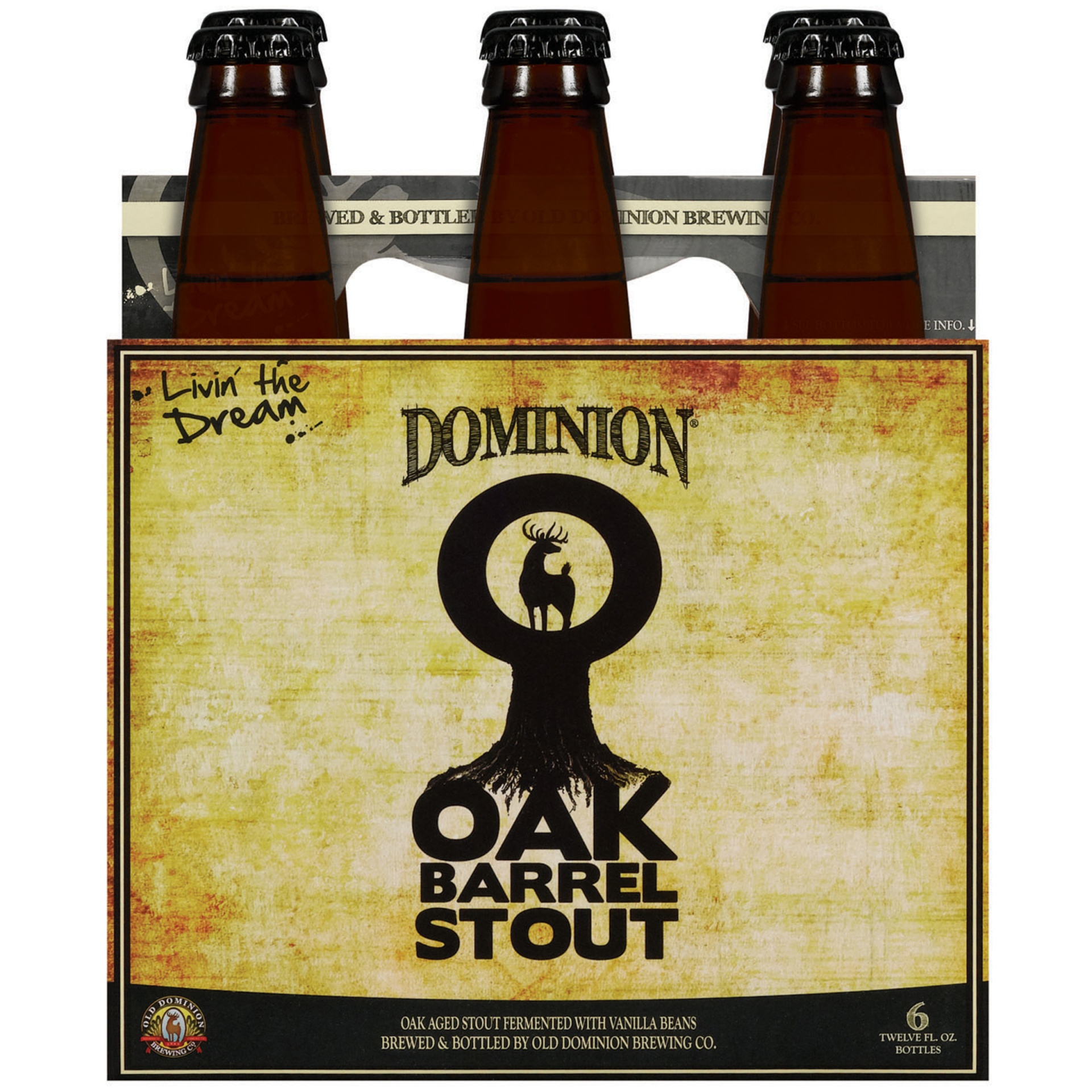 slide 1 of 1, Fordham & Dominion Brewing Company Oak Barrel Stout Beer, 6 ct; 12 fl oz