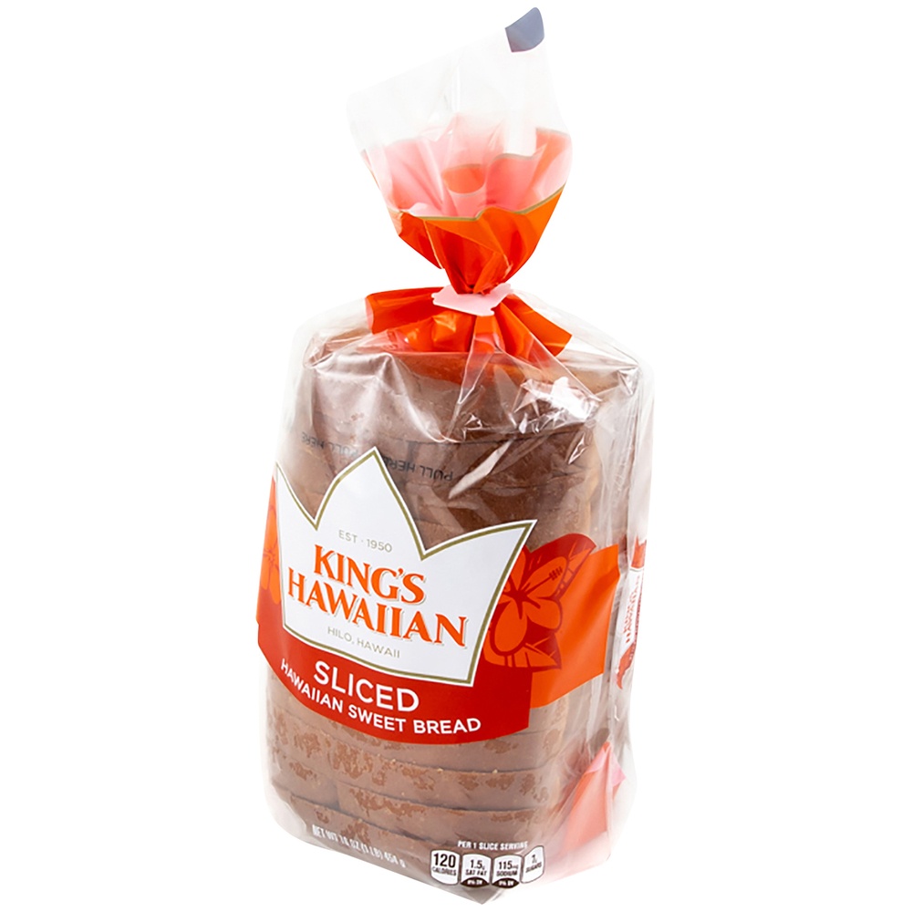 slide 3 of 8, King's Hawaiian Sweet Sliced Bread - 13.5oz, 16 oz