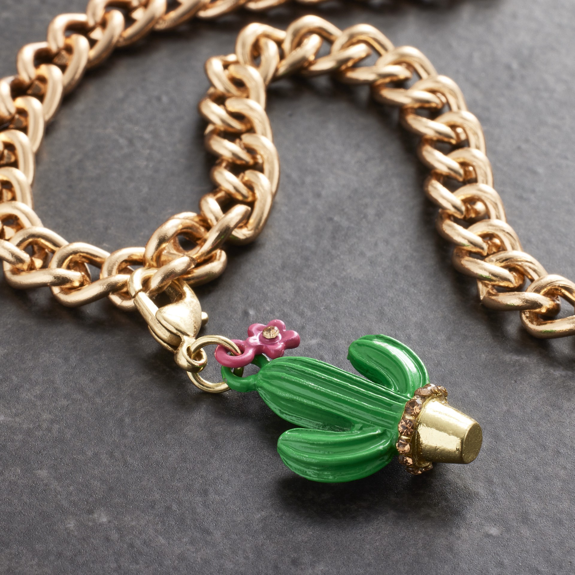 slide 2 of 2, Cactus Charm By Bead Landing, 23 mm