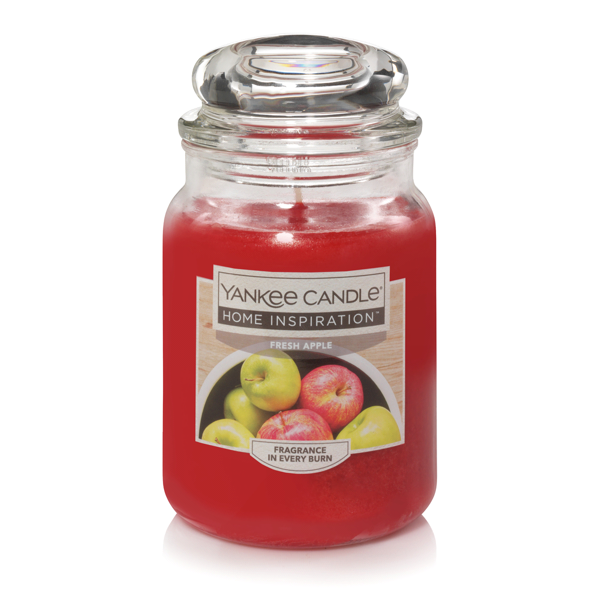 slide 1 of 1, Yankee Candle Home Inspiration Large Jar Fresh Apple, 19 oz