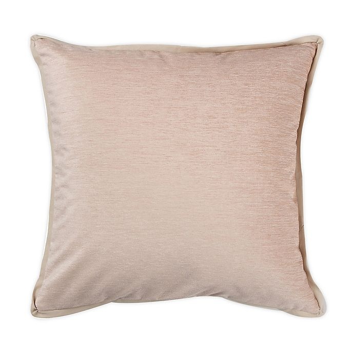 slide 1 of 1, Wamsutta Panne Square Throw Pillow - Rose Dust, 1 ct