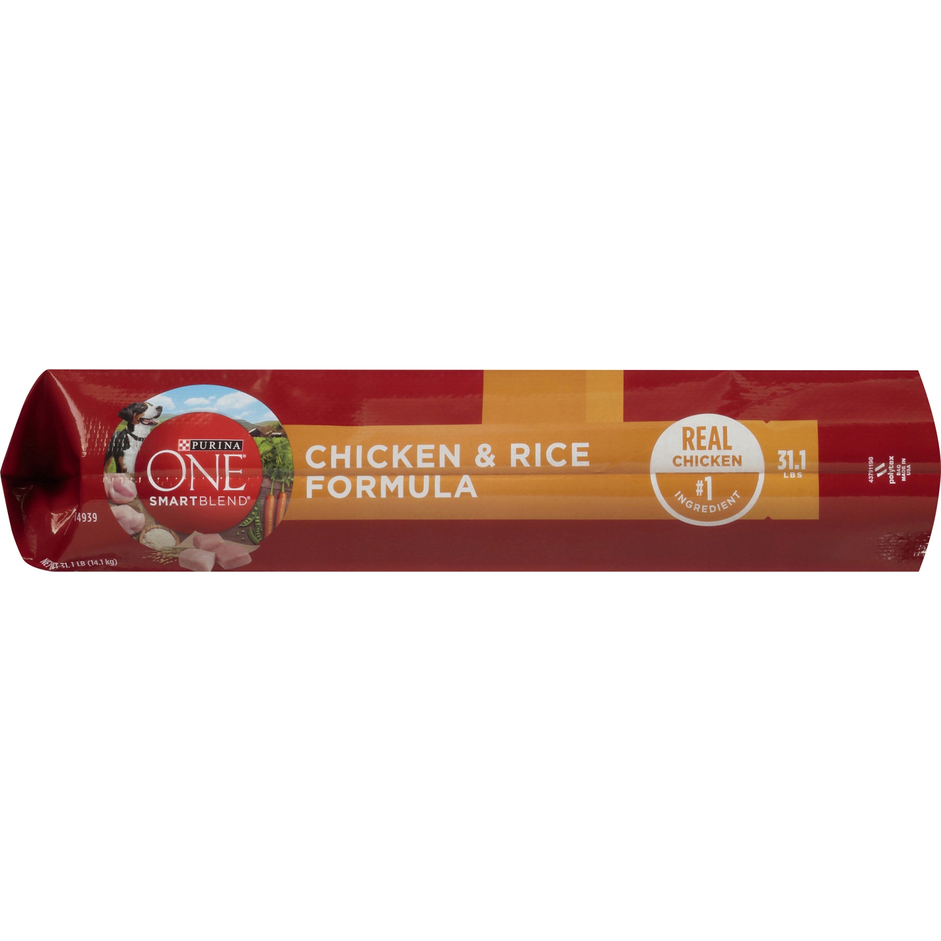 slide 4 of 9, Purina ONE SmartBlend Natural Dry Dog Food with Chicken & Rice - 31.1lbs, 31.1 lb