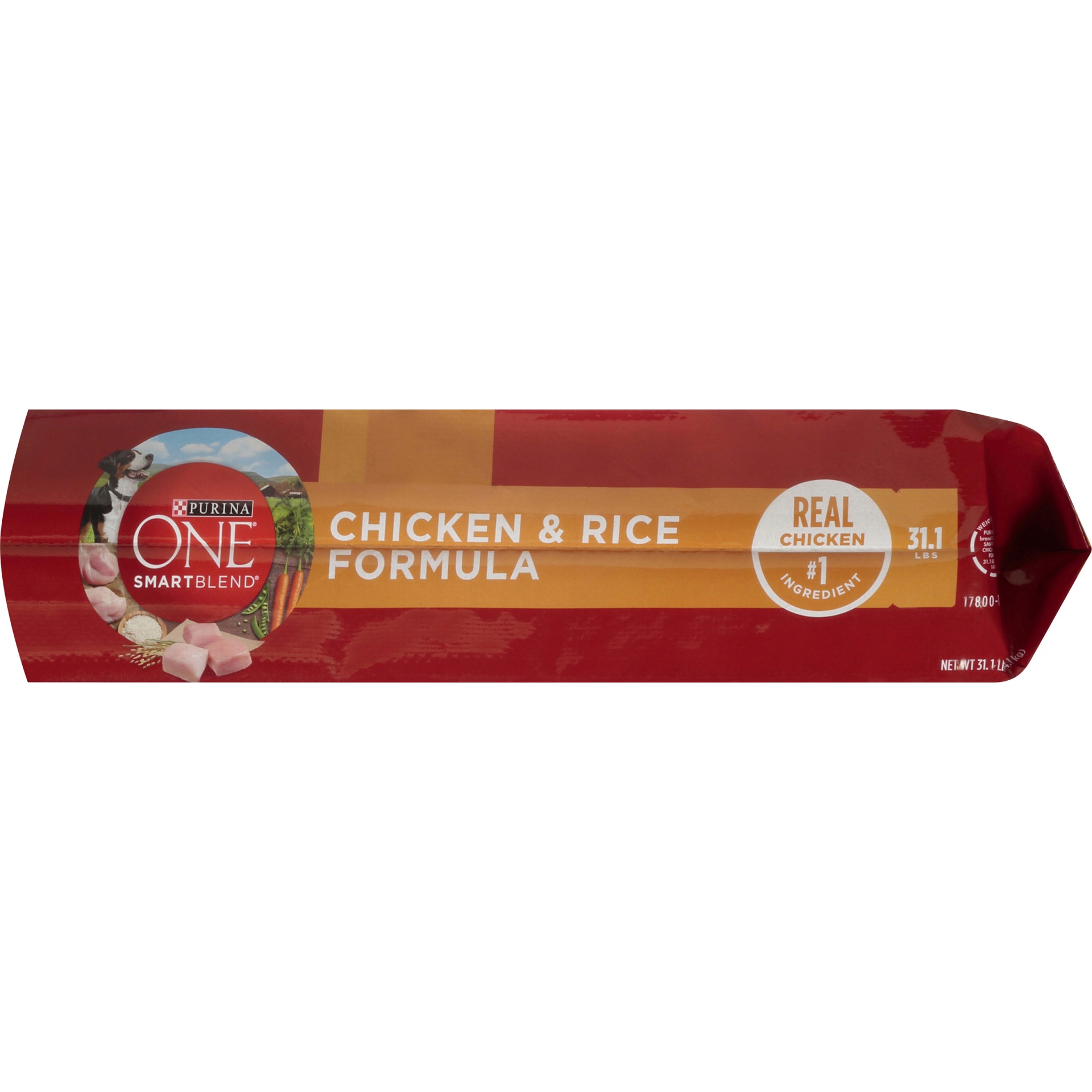slide 5 of 9, Purina ONE SmartBlend Natural Dry Dog Food with Chicken & Rice - 31.1lbs, 31.1 lb