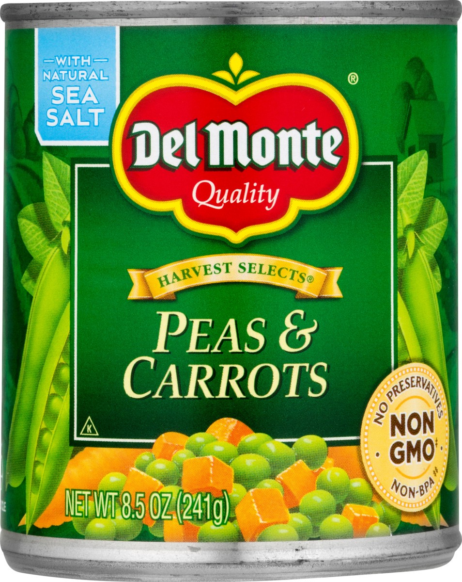 slide 5 of 12, Del Monte Harvest Selects Peas & Carrots 8.5 oz, 8.5 oz