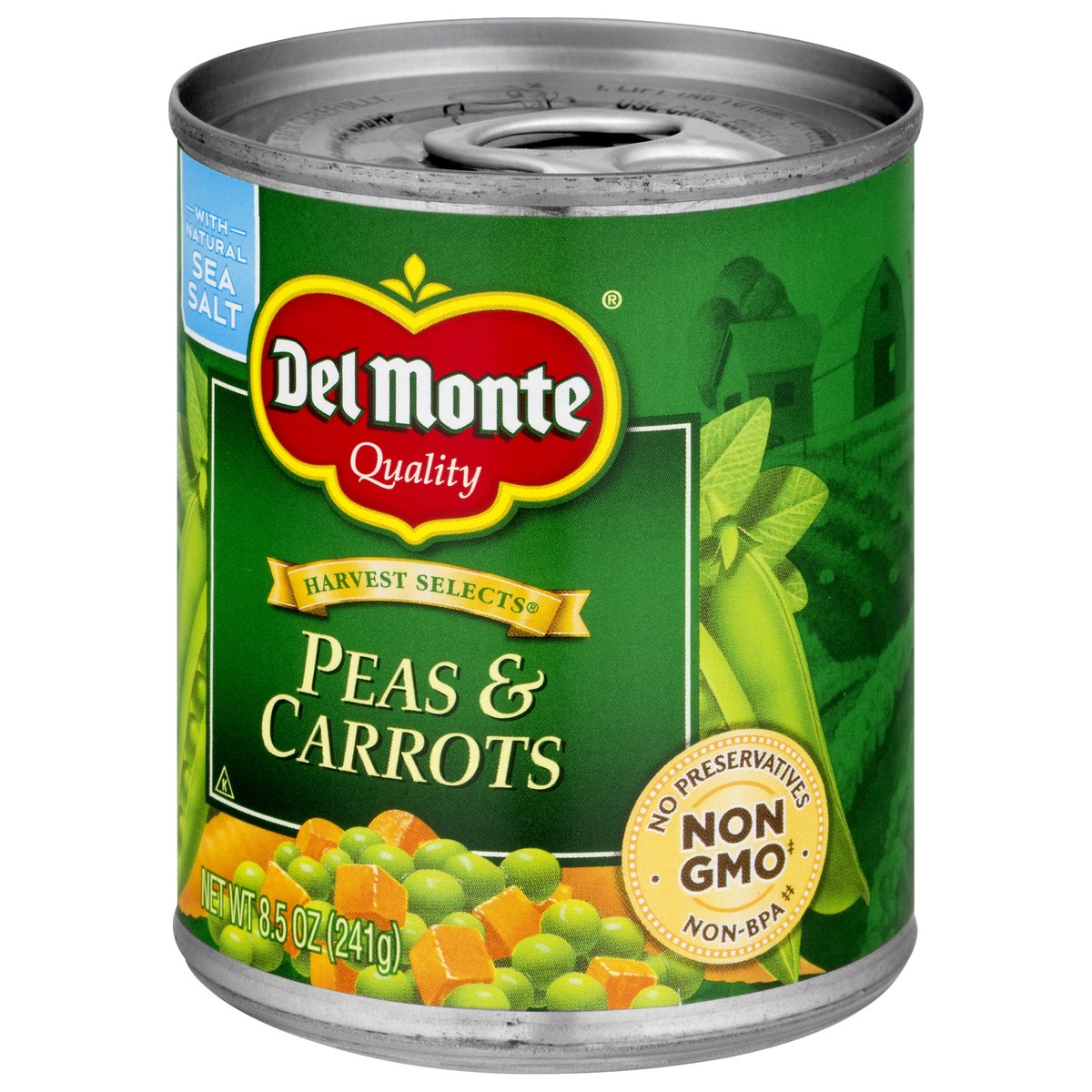 slide 10 of 12, Del Monte Harvest Selects Peas & Carrots 8.5 oz, 8.5 oz