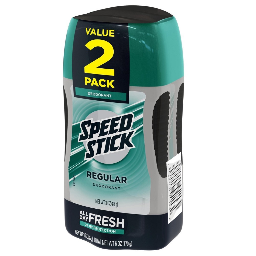 slide 3 of 3, Speed Stick Aluminum Free Men's Deodorant - Regular - 3oz/2pk, 2 ct; 3 oz