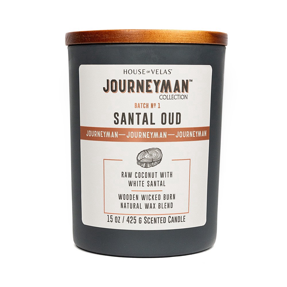 slide 2 of 4, House Of Velas Jar Candle Santal Oud, 15 oz