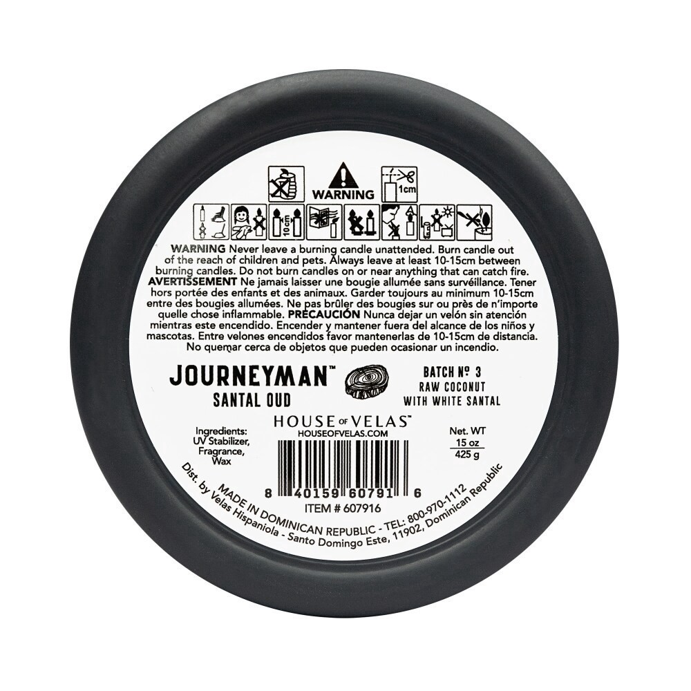 slide 4 of 4, House Of Velas Jar Candle Santal Oud, 15 oz