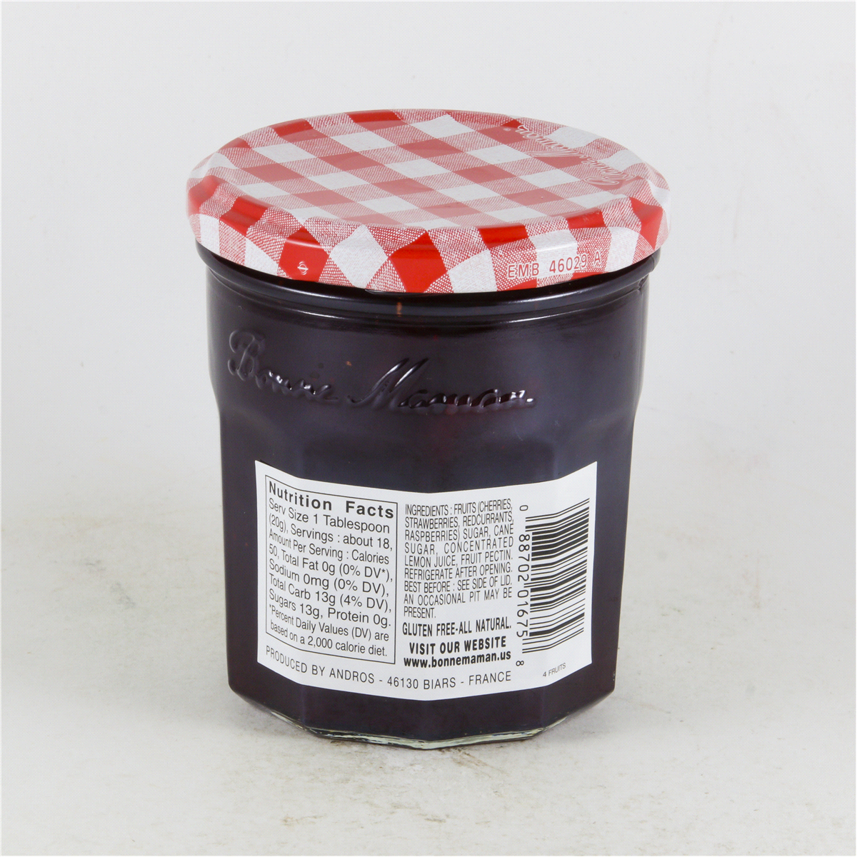 slide 3 of 5, Bonne Maman Four Fruit Preserves, 13 oz