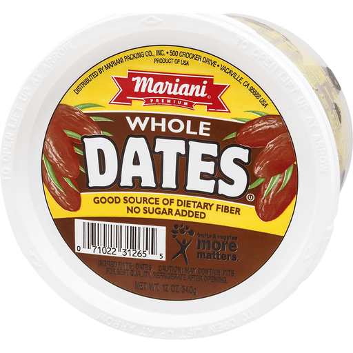 slide 3 of 9, Mariani Premium Whole Dates, 12 oz