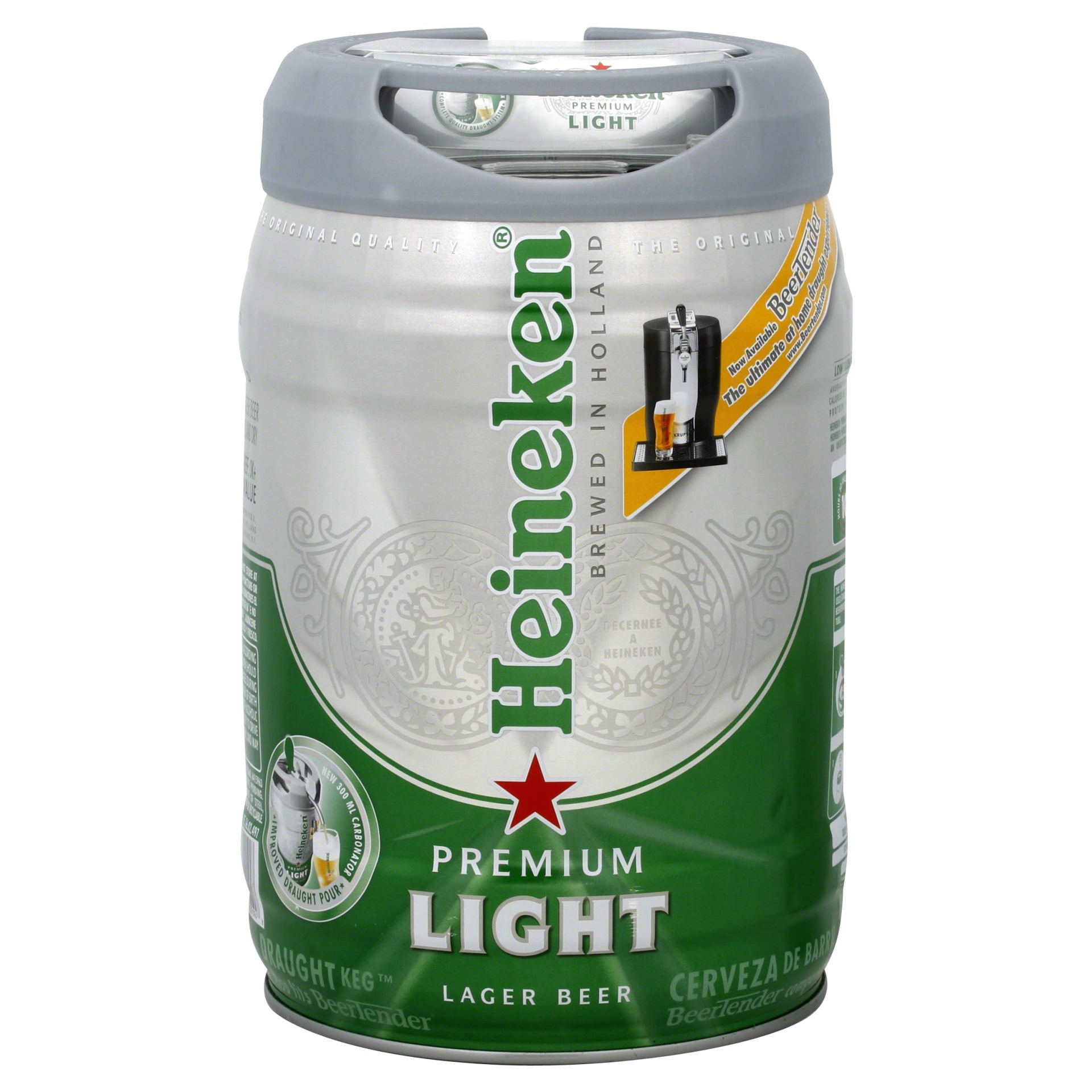 slide 1 of 1, Heineken Light Lager Mini Keg, 5 liter