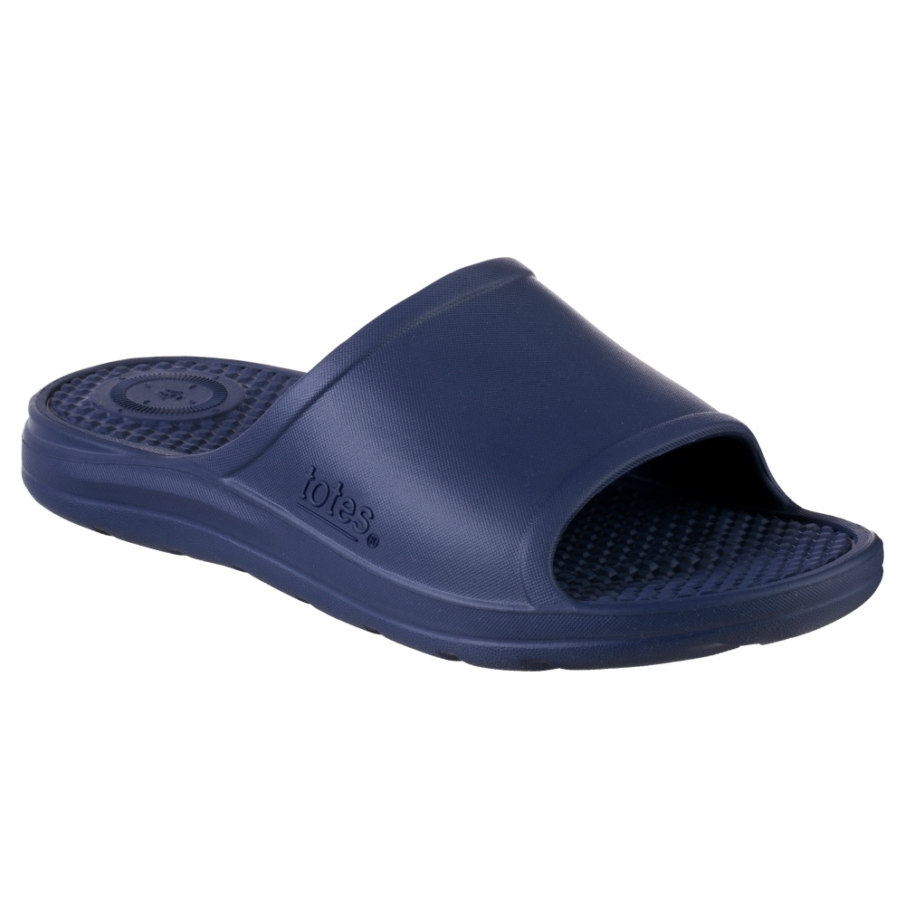 slide 1 of 1, Totes Men's Ara Sport Slide - Navy Blue, 1 ct