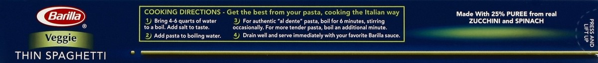 slide 2 of 4, Barilla Thin Spaghetti 12 oz, 12 oz