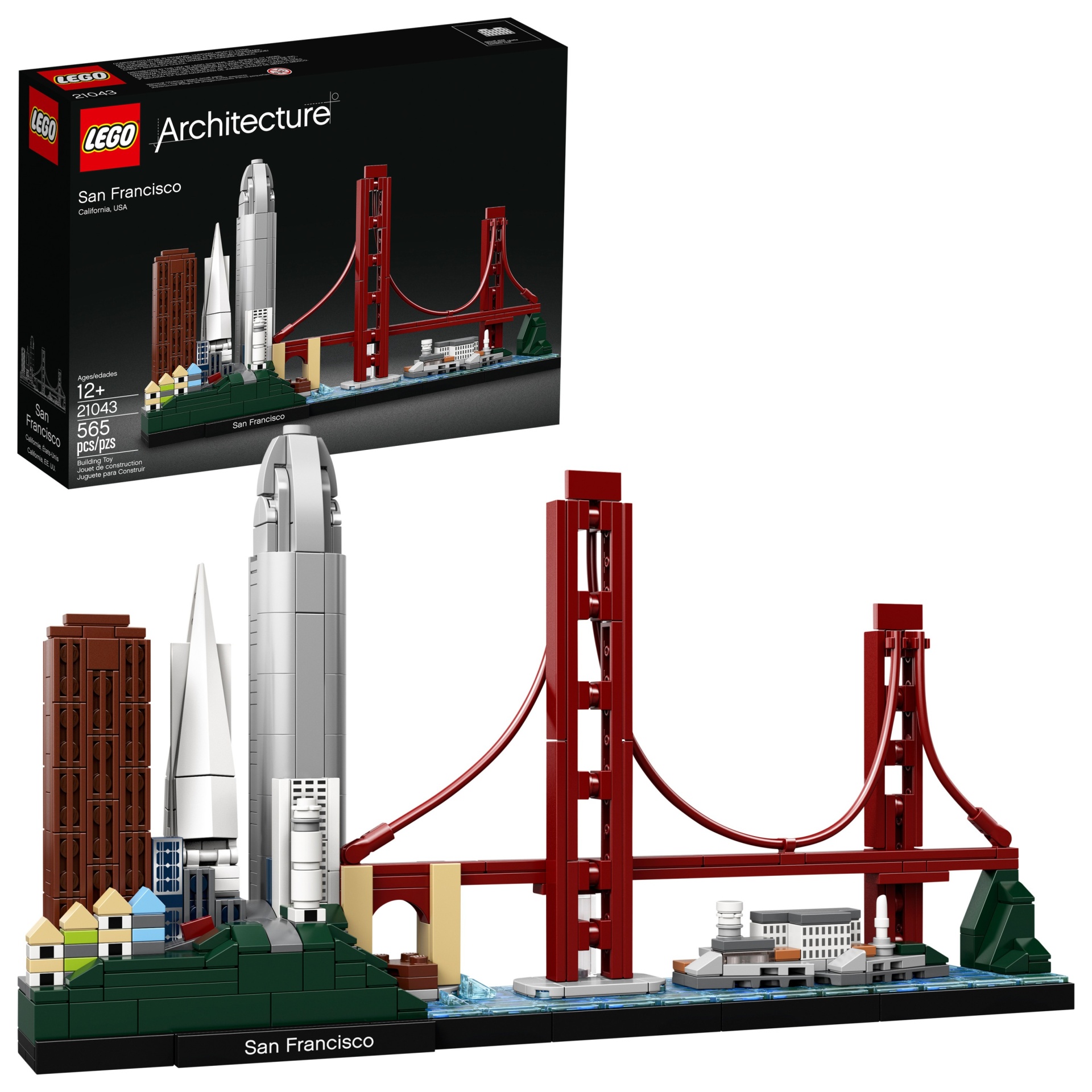 slide 1 of 6, LEGO Architecture San Francisco 21043, 1 ct