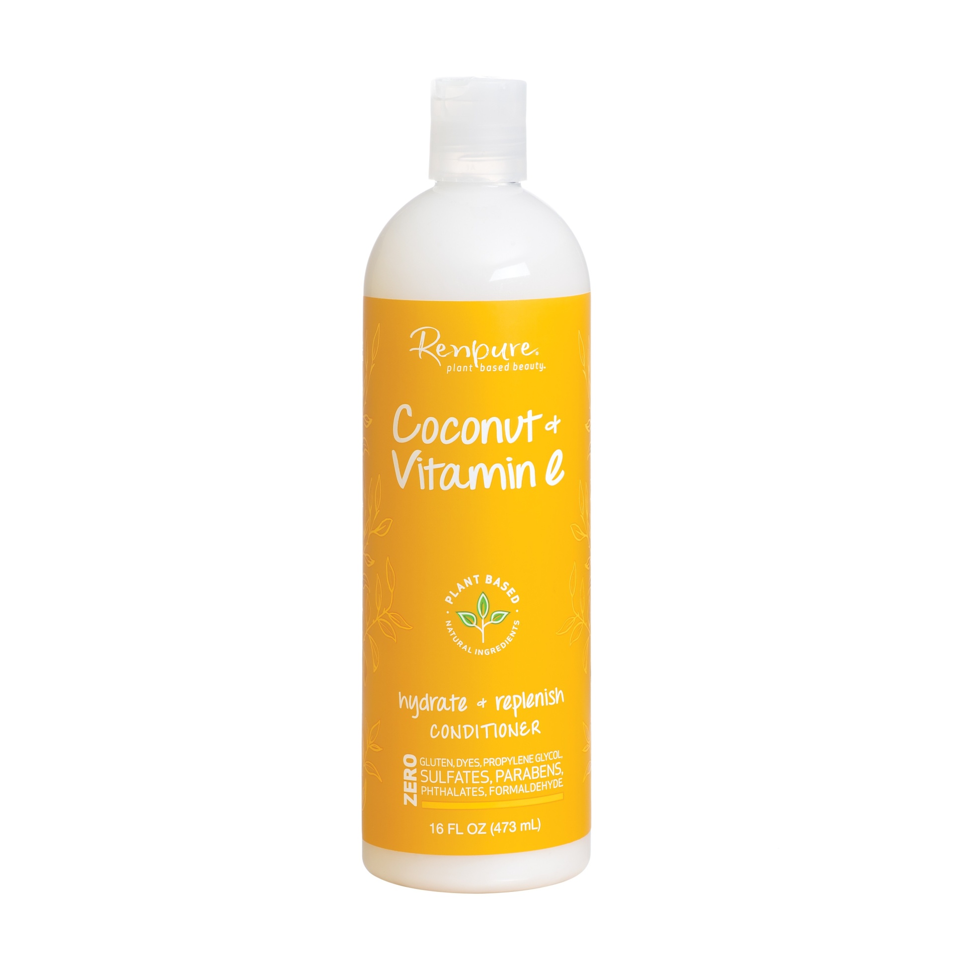 slide 1 of 1, Renpure Coconut and Vitamin E Hydrate + Replenish Hair Conditioner, 16 fl oz