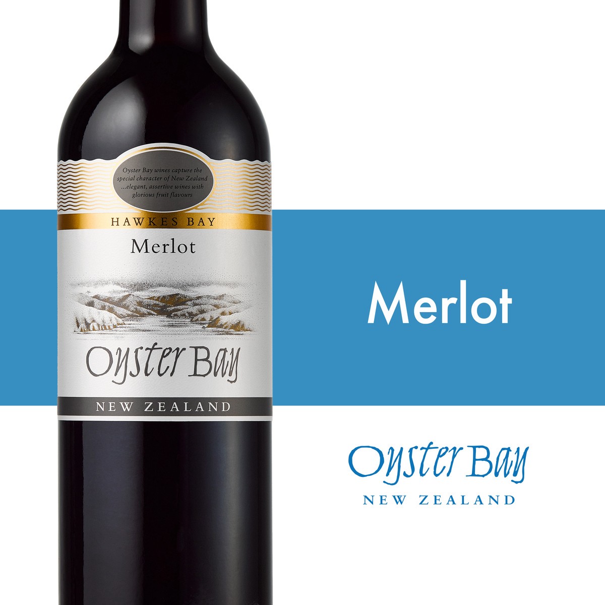 slide 6 of 9, Oyster Bay Merlot, 750 ml