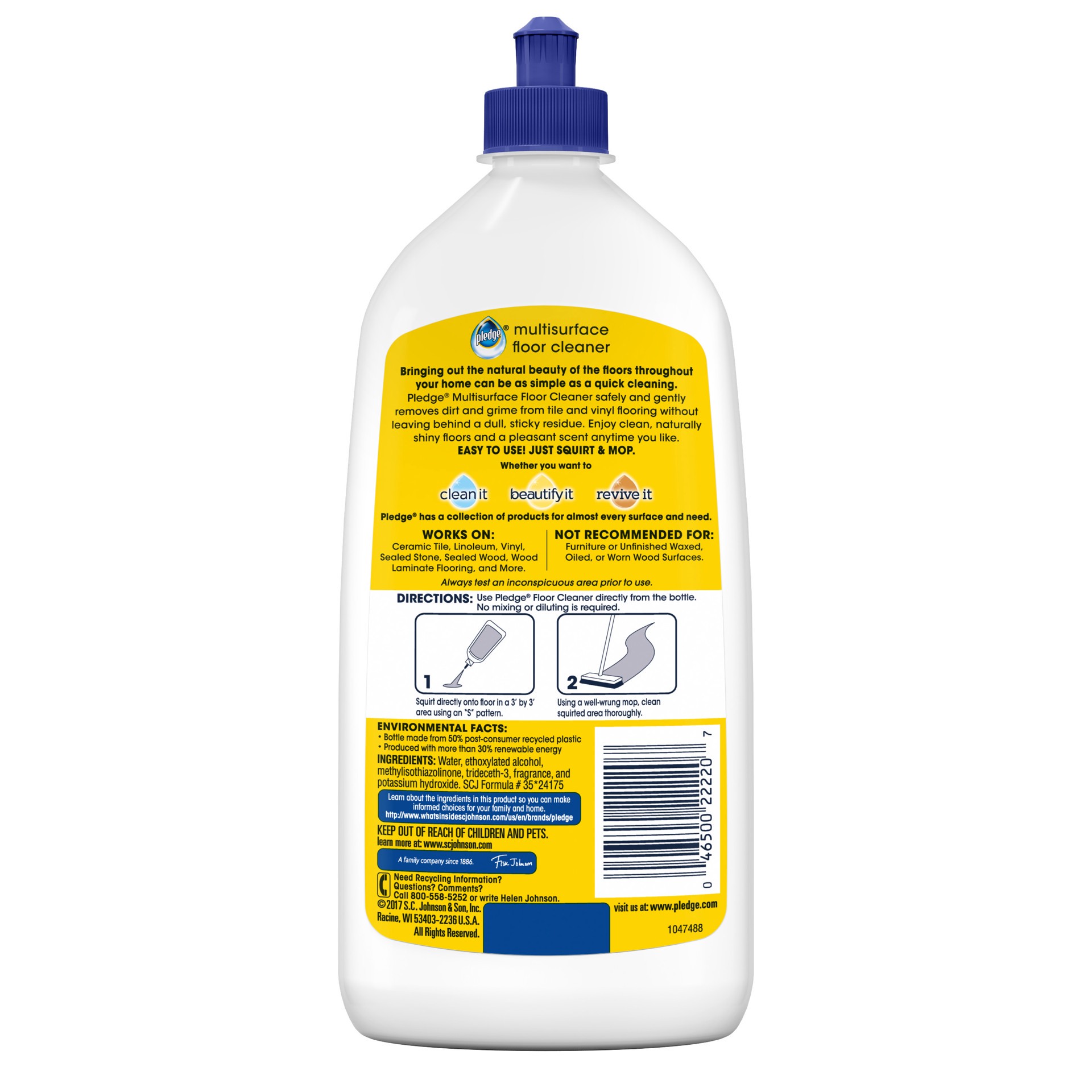 slide 2 of 7, Pledge Rainshower Multisurface Floor Cleaner 27 oz, 27 oz