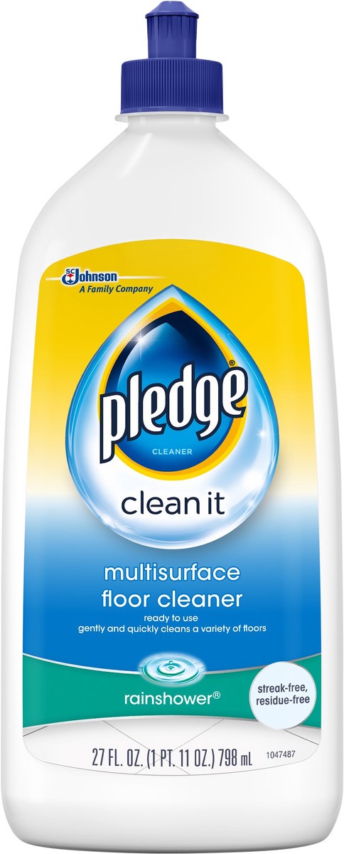 slide 1 of 7, Pledge Rainshower Multisurface Floor Cleaner 27 oz, 27 oz