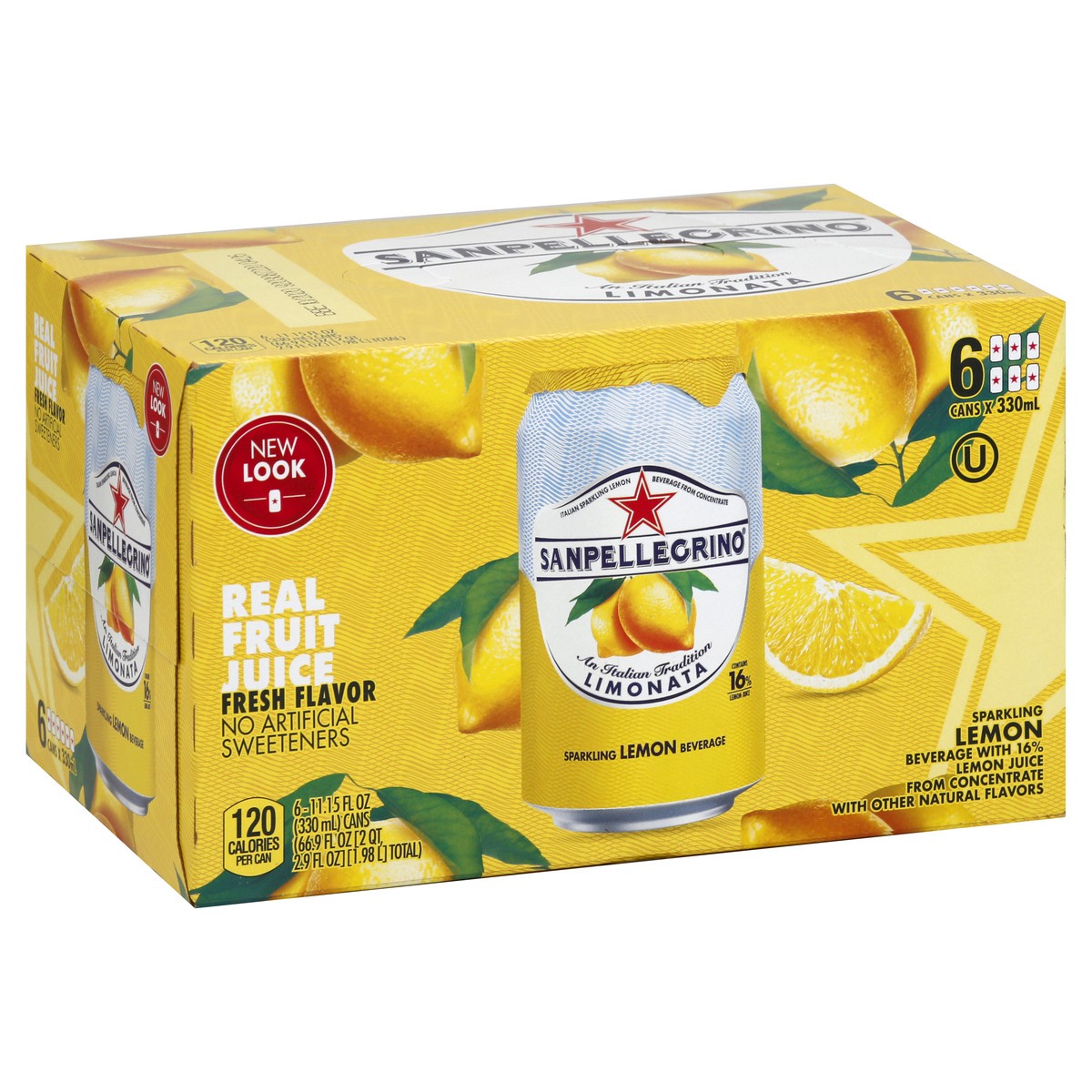 slide 9 of 10, SANPELLEGRINO Sparkling Fruit Beverages, Limonata (Lemon) - 66.9 oz, 66.9 oz