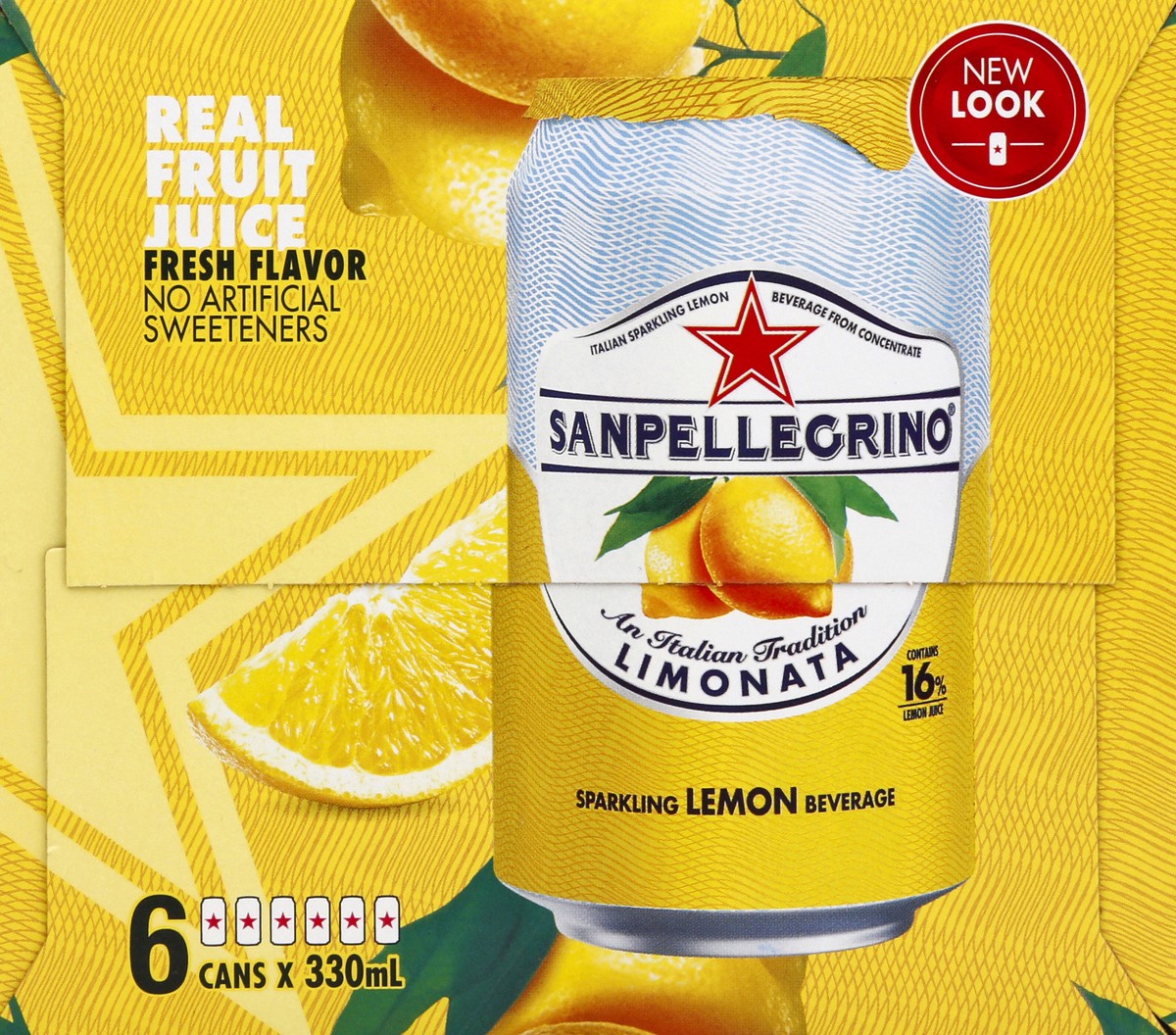 slide 5 of 10, SANPELLEGRINO Sparkling Fruit Beverages, Limonata (Lemon) - 66.9 oz, 66.9 oz