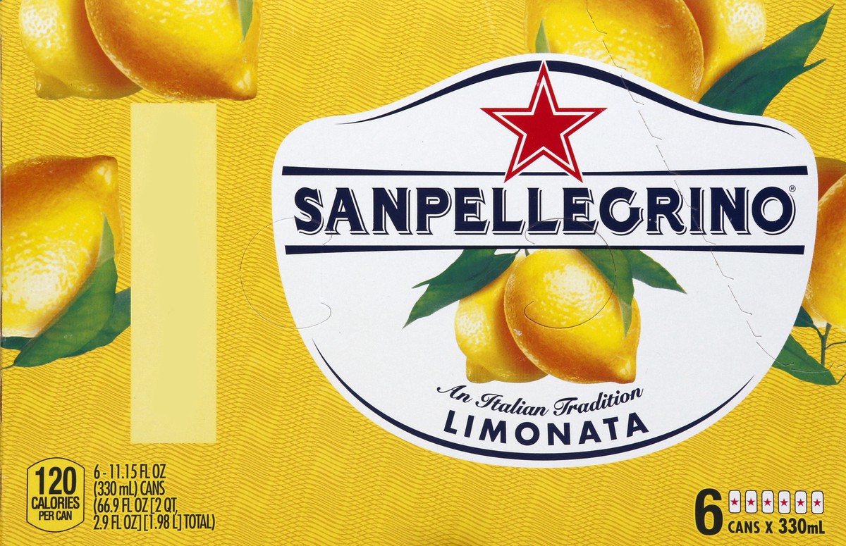 slide 6 of 10, SANPELLEGRINO Sparkling Fruit Beverages, Limonata (Lemon) - 66.9 oz, 66.9 oz