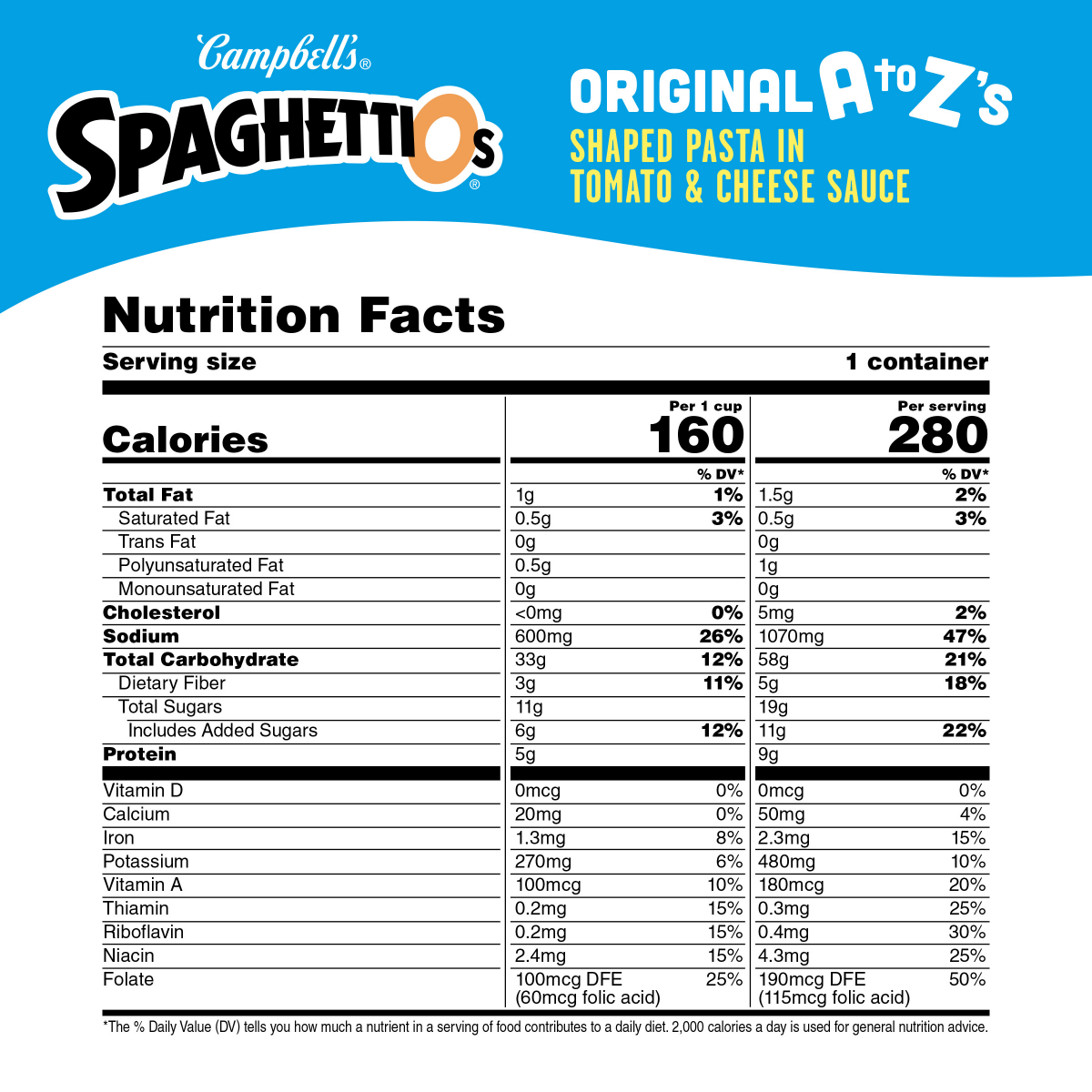 slide 15 of 29, Campbell's SpaghettiOs A to Z's Canned Pasta with Meatballs, 15.6 oz Can, 15.6 oz