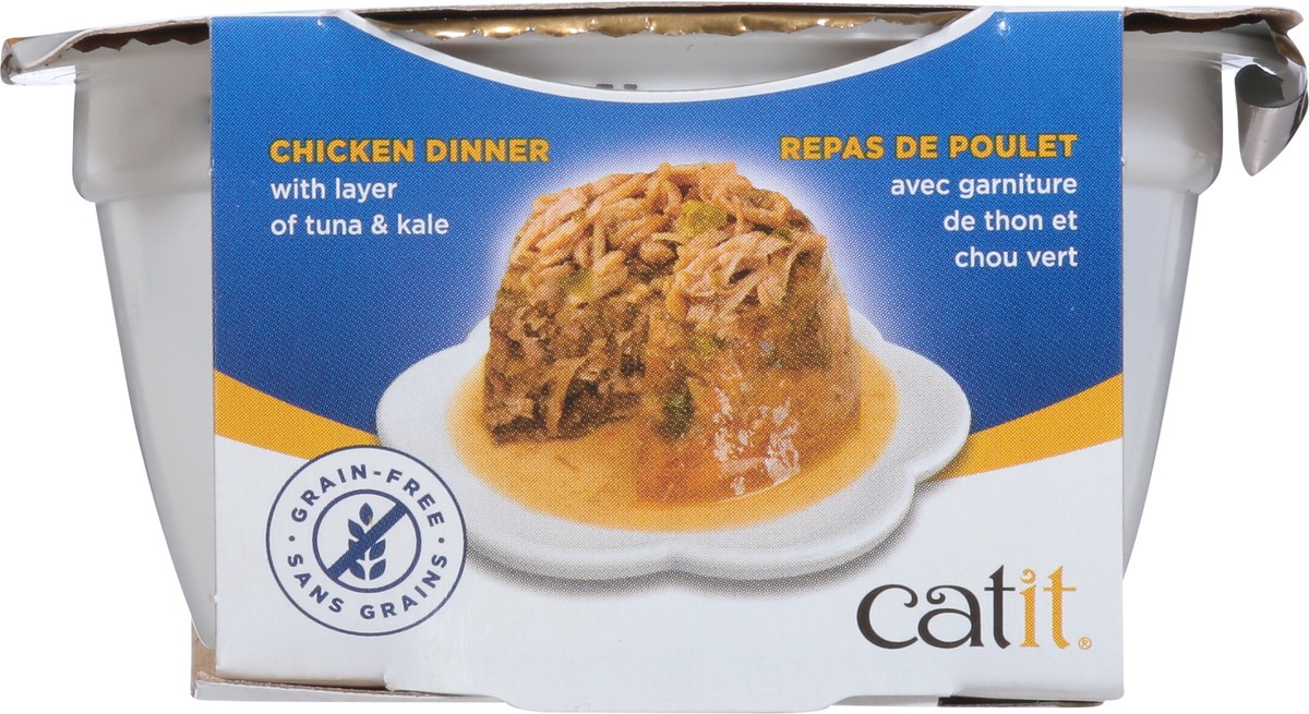 slide 5 of 14, Cat It Grain Free Chicken Dinner with Layer of Tuna & Kale Cat Food 2.8 oz, 