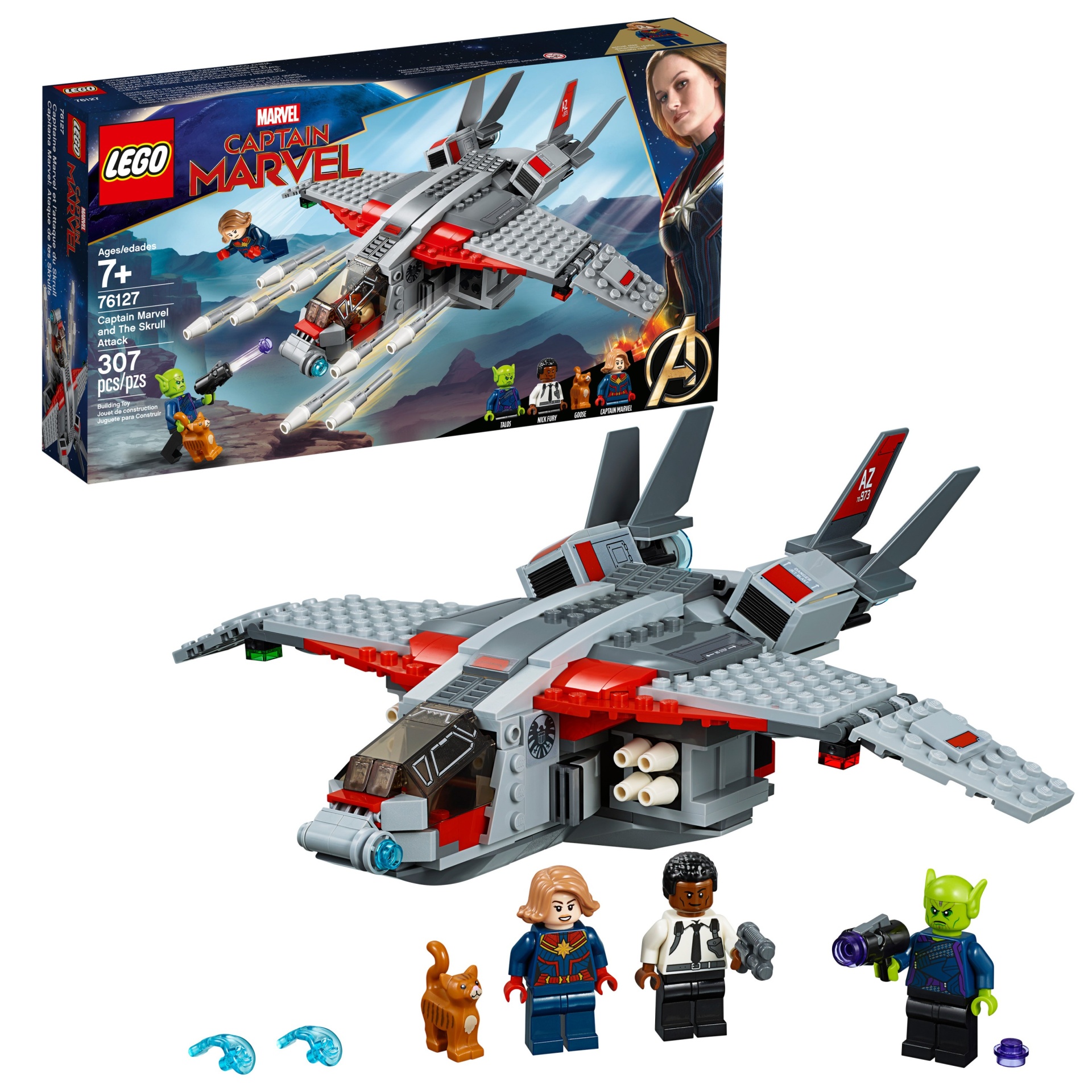 slide 1 of 6, LEGO Super Heroes Captain Marvel and the Skrull Attack, 1 ct
