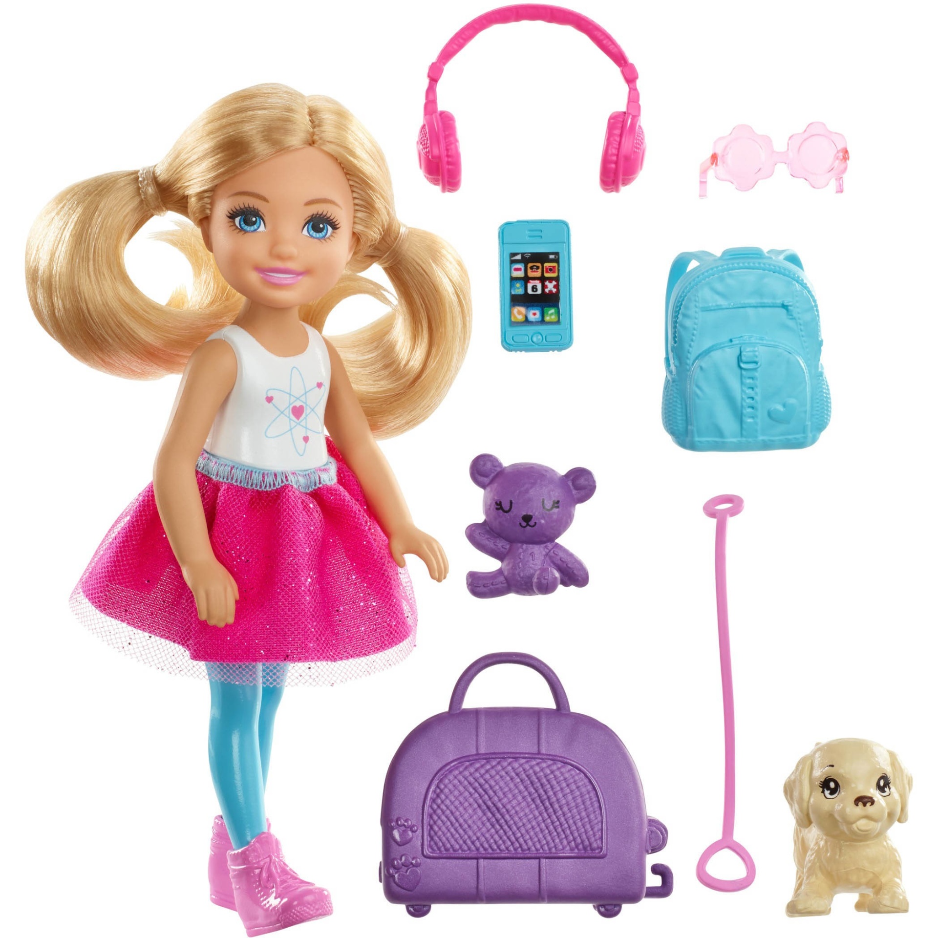 slide 1 of 7, Barbie Chelsea Travel Doll, 1 ct