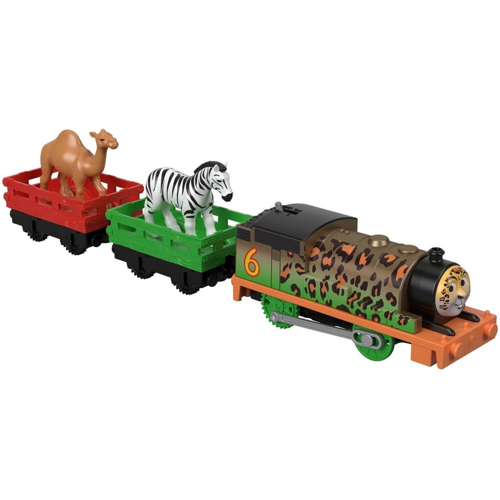 slide 4 of 5, Fisher-Price Thomas & Friends TrackMaster Animal Party Percy Engine, 1 ct