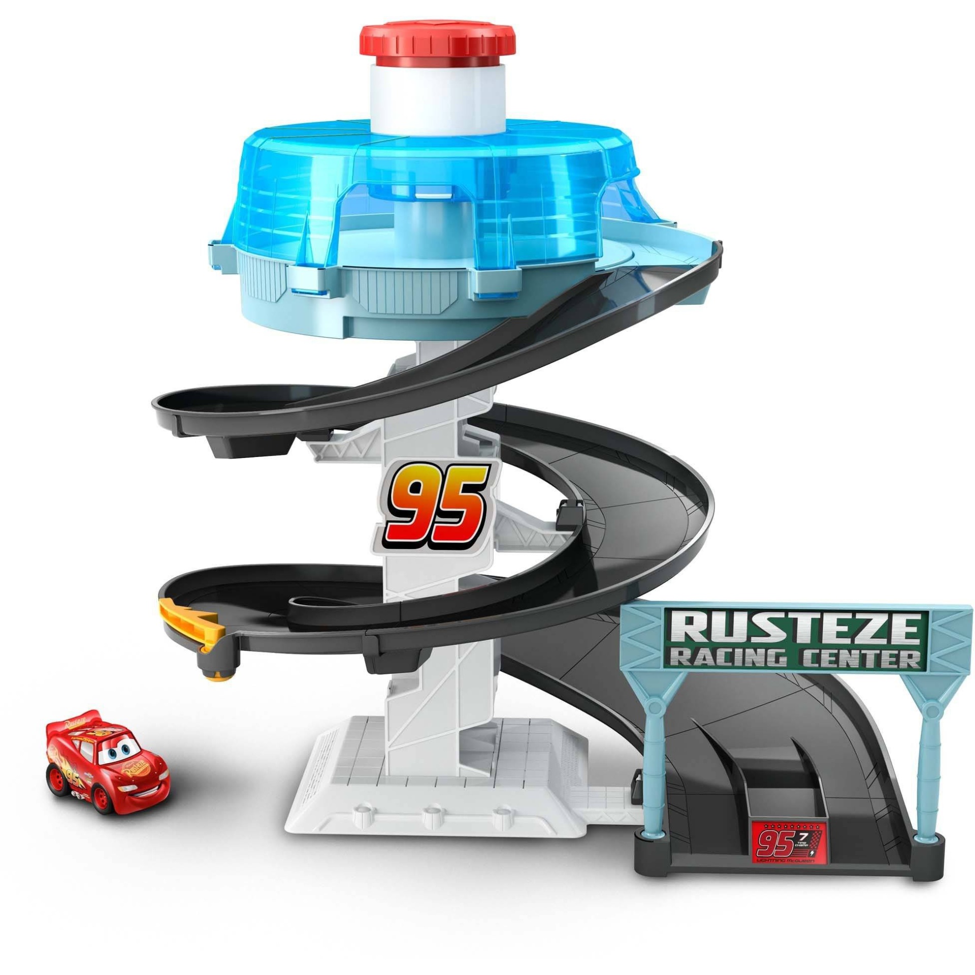 slide 1 of 8, Disney Pixar Cars Mini Racers Rust-Eze Spinning Raceway, 1 ct