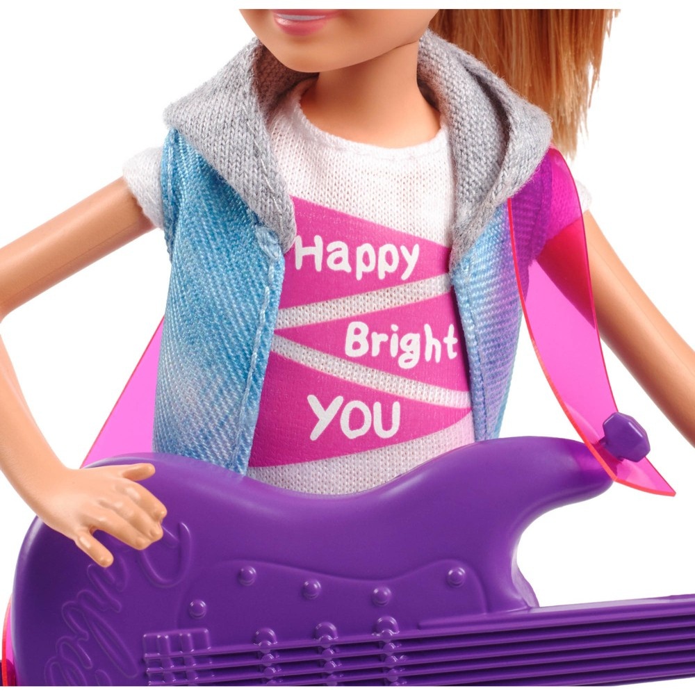 slide 6 of 7, Barbie Team Stacie Doll & Music Playset, 1 ct