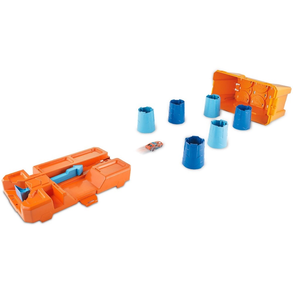 slide 5 of 8, Hot Wheels Track Builder Barrel Box, 1 ct