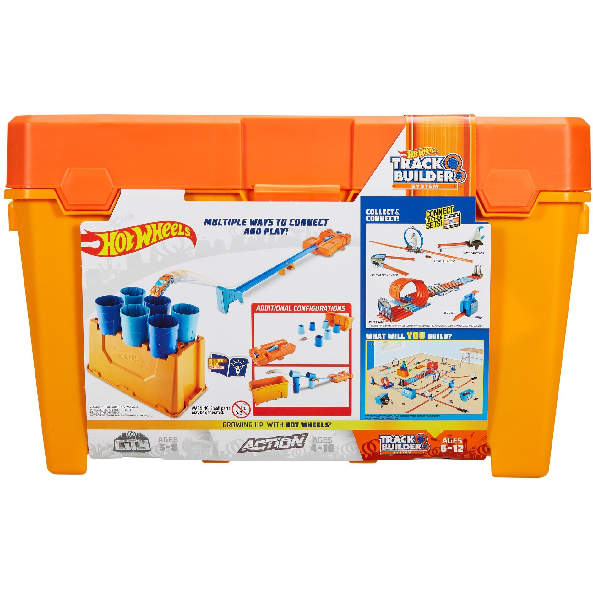 slide 1 of 8, Hot Wheels Track Builder Barrel Box, 1 ct